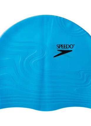 Шапочка для бассейна голубая speedo sp-4