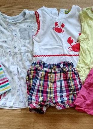 Набір одягу на дівчинку 6-12міс