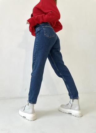Джинси мом жіночі прямі джинси бойфренди2 фото