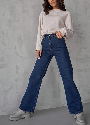 Джинси палаццо висока посадка новинка прямі