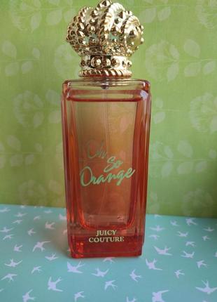 Розпив! оригінал! туалетна вода juicy couture rock the rainbow oh so orange 1мл