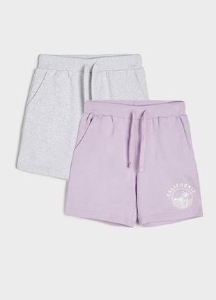 6-7/7-8/9-10 років фірмові нові натуральні шорти шортики хлопчику комплект набір 2 пари sinsay