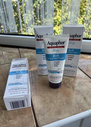 Дитячий крем під підгузники 3в1 aquaphor2 фото