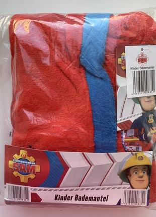 Плюшевий флісовий банний халат пожежник сем, пожежний сем2 фото