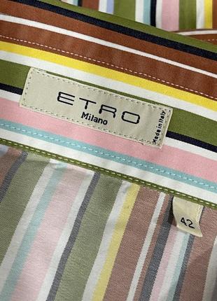 Рубашка блуза бренд etro milano италия оригинал люкс бренд6 фото