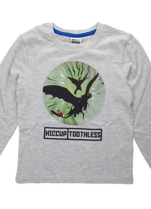 Реглан батник футболка довгий рукав германія 116 дракон якісна на хлопчика з драконом