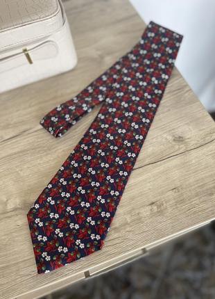 Краватка шовкова, шовковий галстук burberry оригинал4 фото