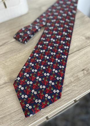Краватка шовкова, шовковий галстук burberry оригинал5 фото