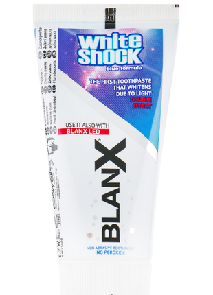 Италия зубная паста white shock "ультра белизна" blanx white shock ultra white