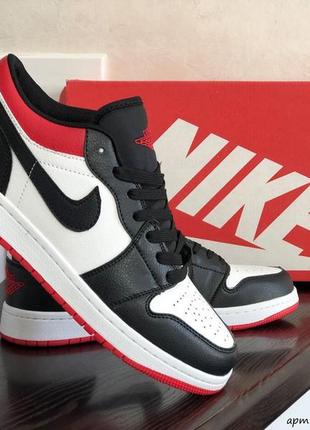 Чоловічі шкіряні кросівки nike air jordan retro#найк