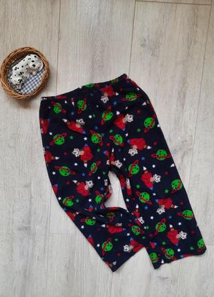 Штани 3-4 года флисовые пижамные