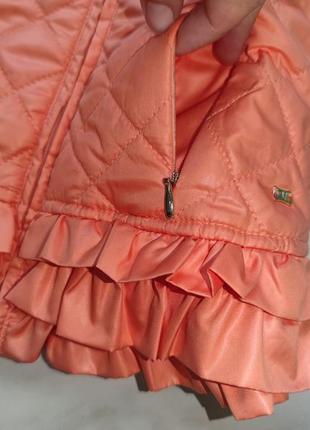 Куртка-ветровка стеганная для девочки mayoral 2-3 года (92-98 см)7 фото