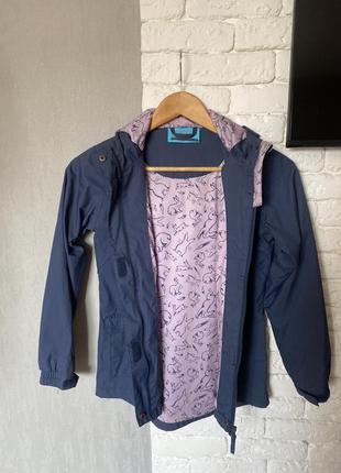 Дитяча куртка вітровка дощовик на дитину 9-10р mountain warehouse3 фото