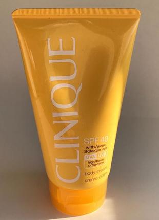 Clinique spf 40 body cream- солнцезащитный крем для тела