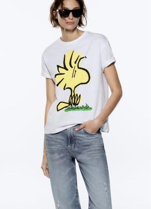 Футболка zara snoopy