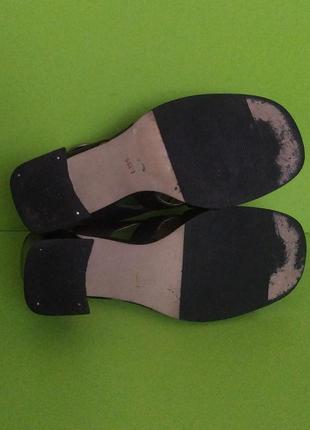 Чёрные босоножки на устойчивом каблуке shoe connection , 4/377 фото