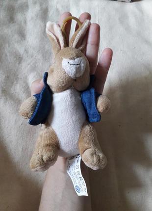 Брелок игрушка мягкая  кролик  peter rabbit от whitehouse leisure