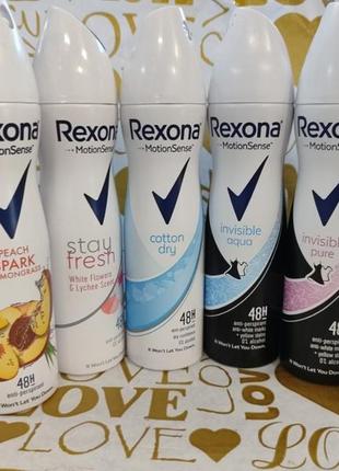 Rexona жіночий дезодорант антиперспірант,в наявності види,об'єм 150 мл2 фото