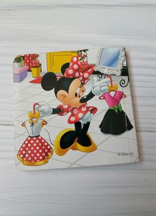 Міні книжечка картонка minnie ballerina disney4 фото