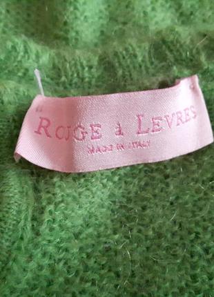 Яскравий мохеровий джемпер від італійського бренду rouge a levres! p.-403 фото