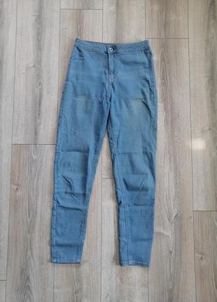 Джинси жіночі голубі стрейчеві cropp