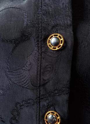 Купровая винтажная удлиненная блуза c&a принт "солнце - месяц" 18 uk4 фото