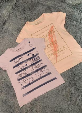Футболки для дівчинки 3-4, 4-5