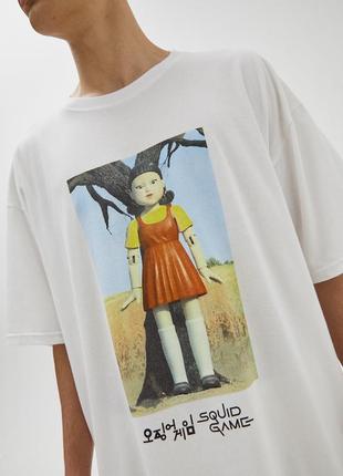 Футболка гра кальмара pull&bear