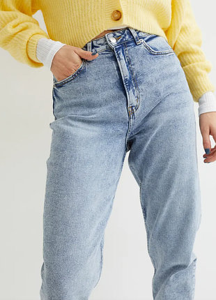 Джинси h&m mom high ankle jeans2 фото