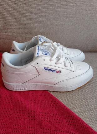 Шкіряні кросівки кеді reebok club c 85 (1y3501) /розм.44 оригінал
