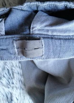 Стрейчевые серые брюки zara5 фото