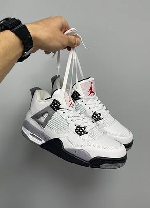 Кросівки air jordan 4 retro 'white cement' кросівки