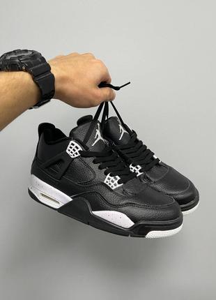 Кросівки air jordan 4 retro ‘black oreo’ кроссовки