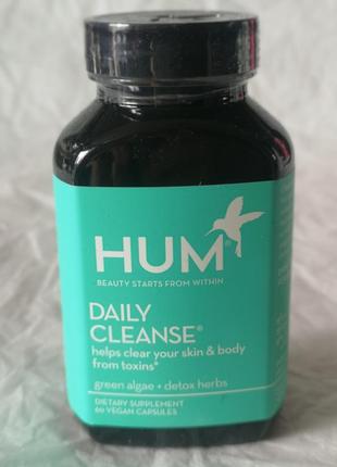 Hum nutrition daily cleanse комплекс для очищення шкіри і тіла, (60 капсул на 30 днів)5 фото