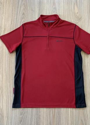 Мужская спортивная треккинговая футболка с высоким воротом mountain warehouse