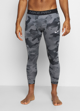 Nike training camo cropped лосини tights тайтси