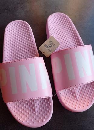 Victoria´s victorias secret виктория сикрет pink slides шлепанцы сланцы6 фото