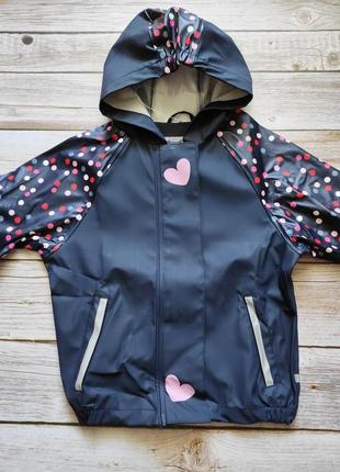 Штаны куртка грязепруф непромокаемые дождевик для девочки 122/128 lupilu3 фото