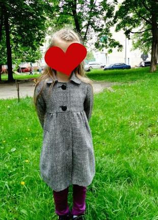 Продам пальто albero на дівчинку 128 зростання1 фото