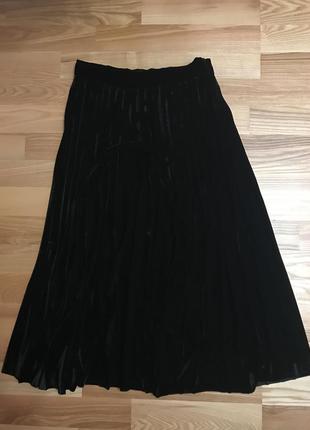 Плісирована спідниця zara/юбка плиссе 2