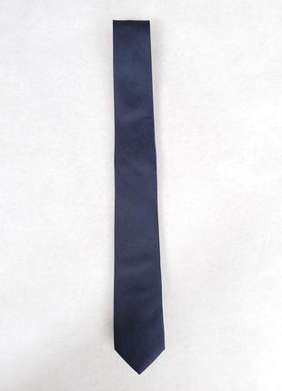 Сине-черный фактурный галстук h&m3 фото