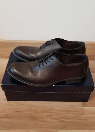 Туфли arber арбер оксфорд кожа 42-43 коричневый