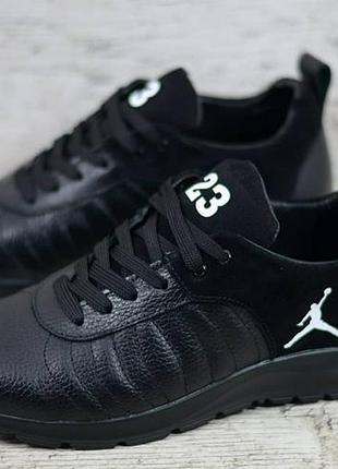 Кроссовки кожаные мужские jordan