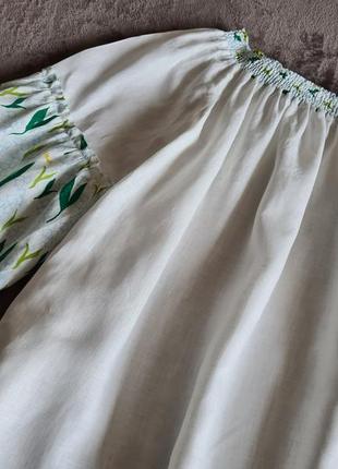 Женская льняная туника платье swiss made6 фото