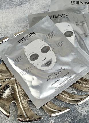 Маска для покращення кольору обличчя 111skin bio cellulose facial treatment mask 23ml1 фото
