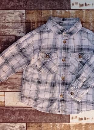 Рубашка  zara в клетку