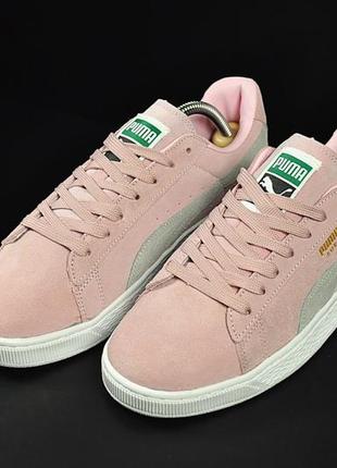 Женские розовые кроссовки пума кросівки puma  classic 🚀3 фото