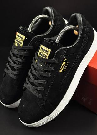 Женские черные кроссовки пума 👉👟 кросівки puma classic 🚀4 фото