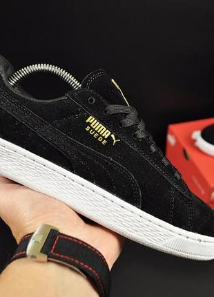 Женские черные кроссовки пума 👉👟 кросівки puma classic 🚀3 фото