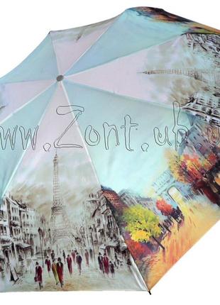 Жіночий парасольку zest осінь в парижі ( автомат/ напівавтомат ) арт. 23625-61 фото